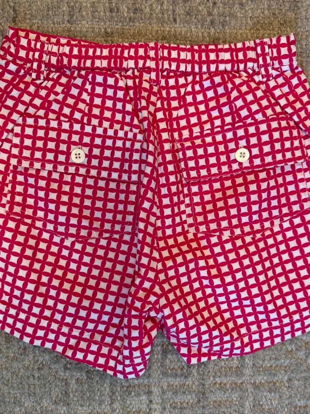 EUC Carolina Zapf Girls white Pima top and pink shorts size 8